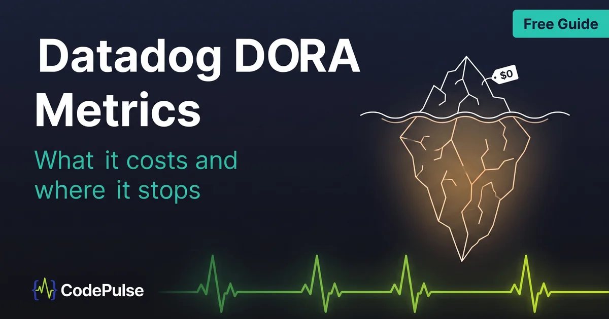 Datadog DORA Metrics: What It Costs and Where It Stops - visual overview