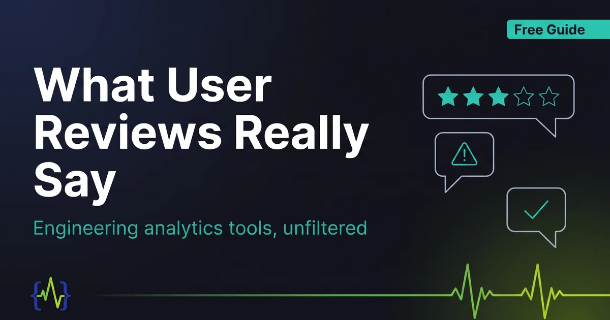 Engineering Analytics Tools: What User Reviews Really Say - visual overview