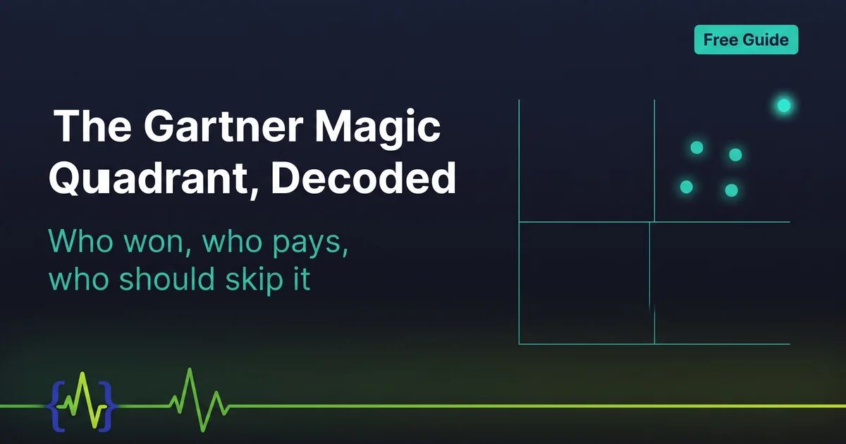 Gartner MQ for Developer Productivity: Who Won, Who Pays - visual overview