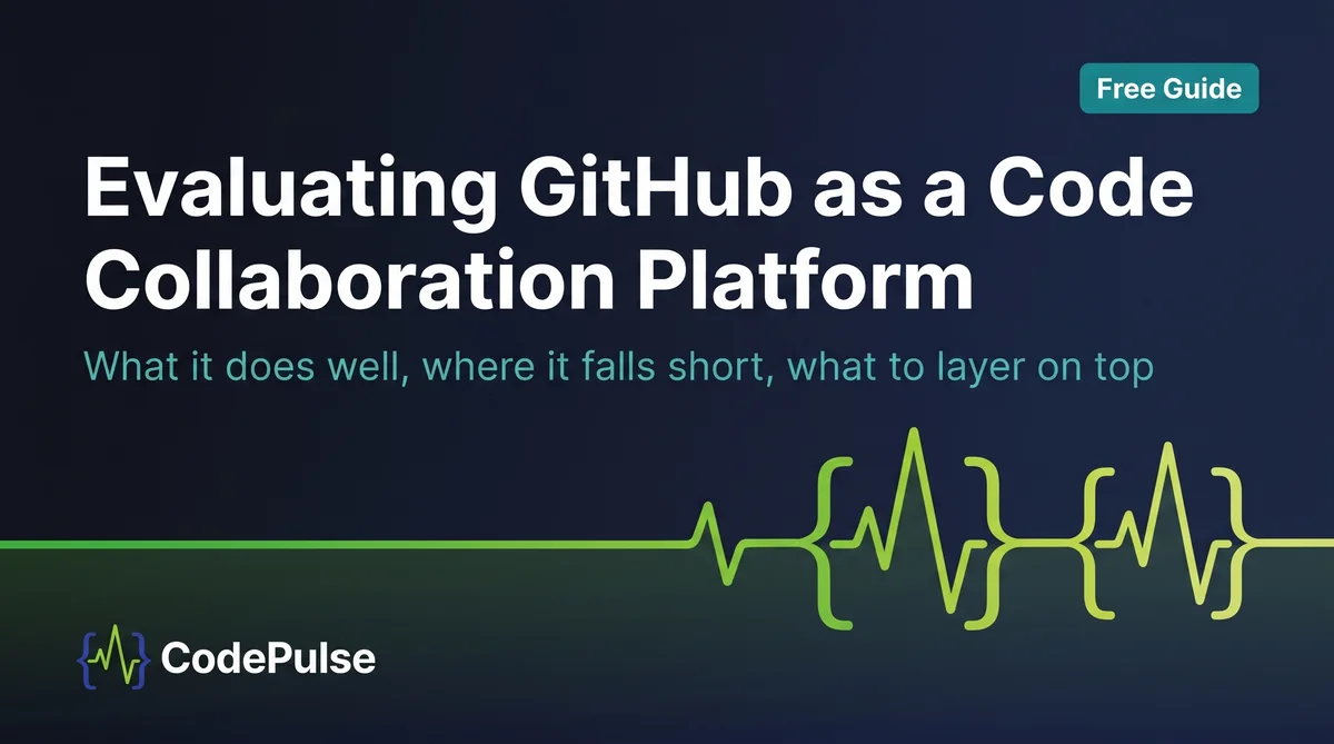 Evaluating GitHub as a Code Collaboration Platform - visual overview