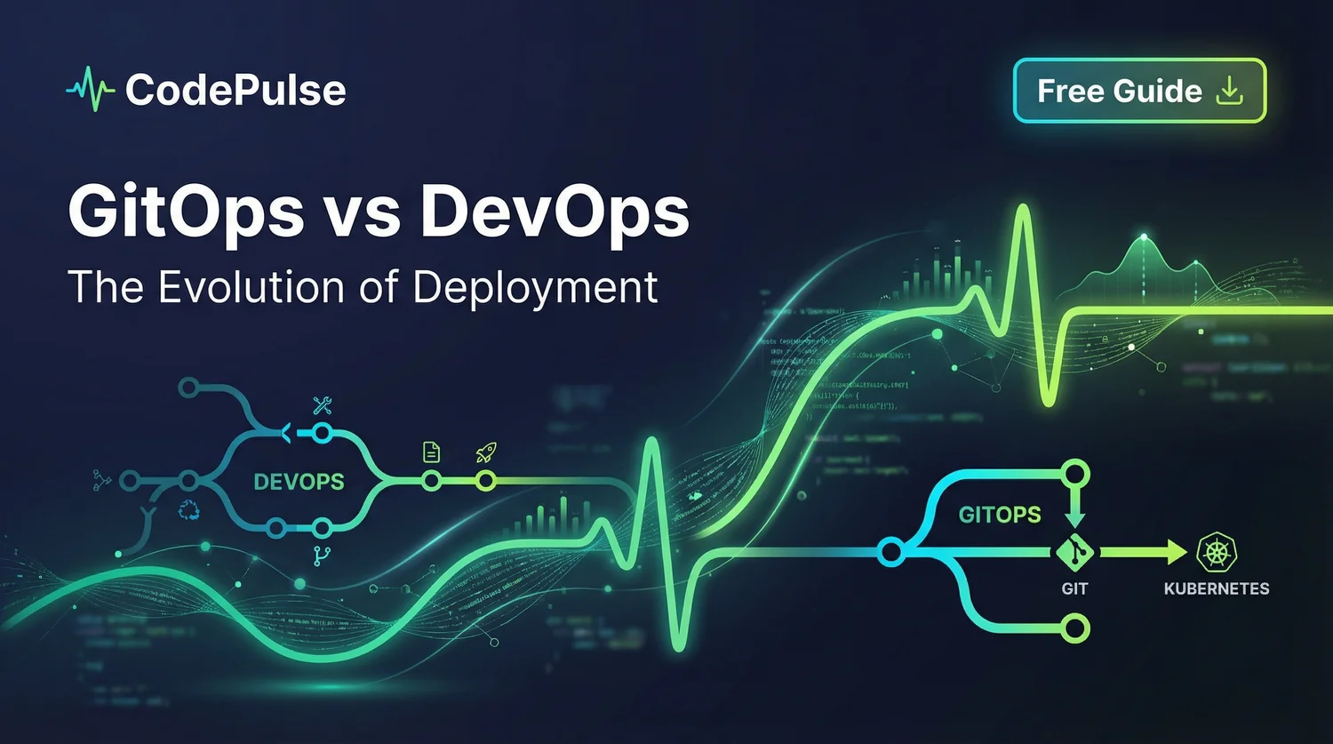 GitOps vs DevOps: The Evolution of Deployment - visual overview