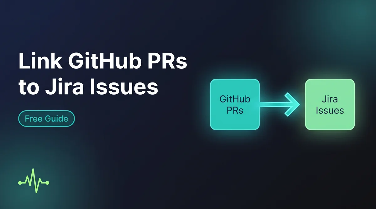 How to Link GitHub Pull Requests to Jira Issues - visual overview