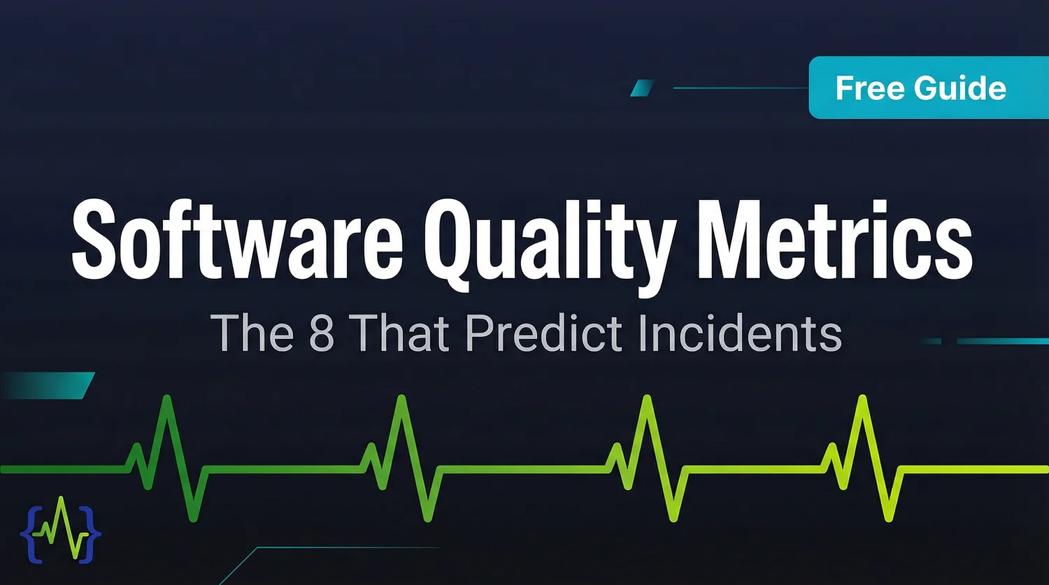 Software Quality Metrics: The 8 That Predict Incidents (Not Just Coverage) - visual overview