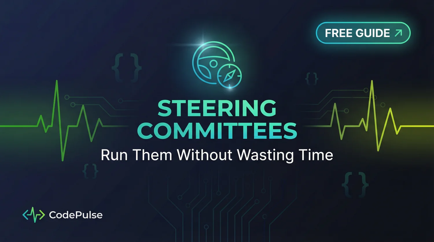 Engineering Steering Committees: How to Run Them Without Wasting Everyone's Time - visual overview