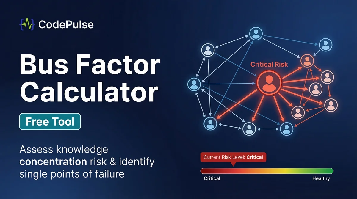 Bus Math With Calc Bus Factor Calculator - Free Tool | CodePulse
