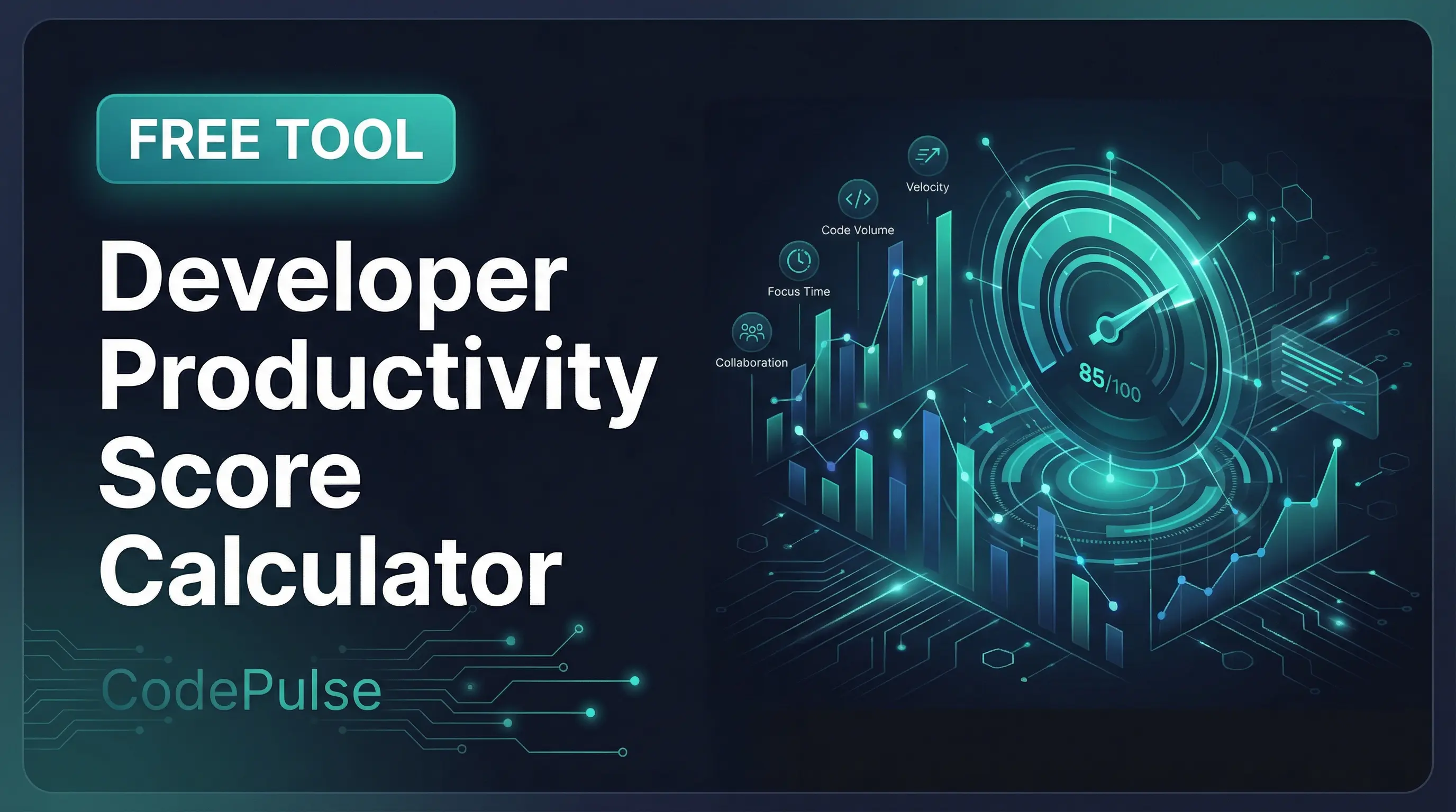 Developer Productivity Score Calculator - Free Tool | CodePulse