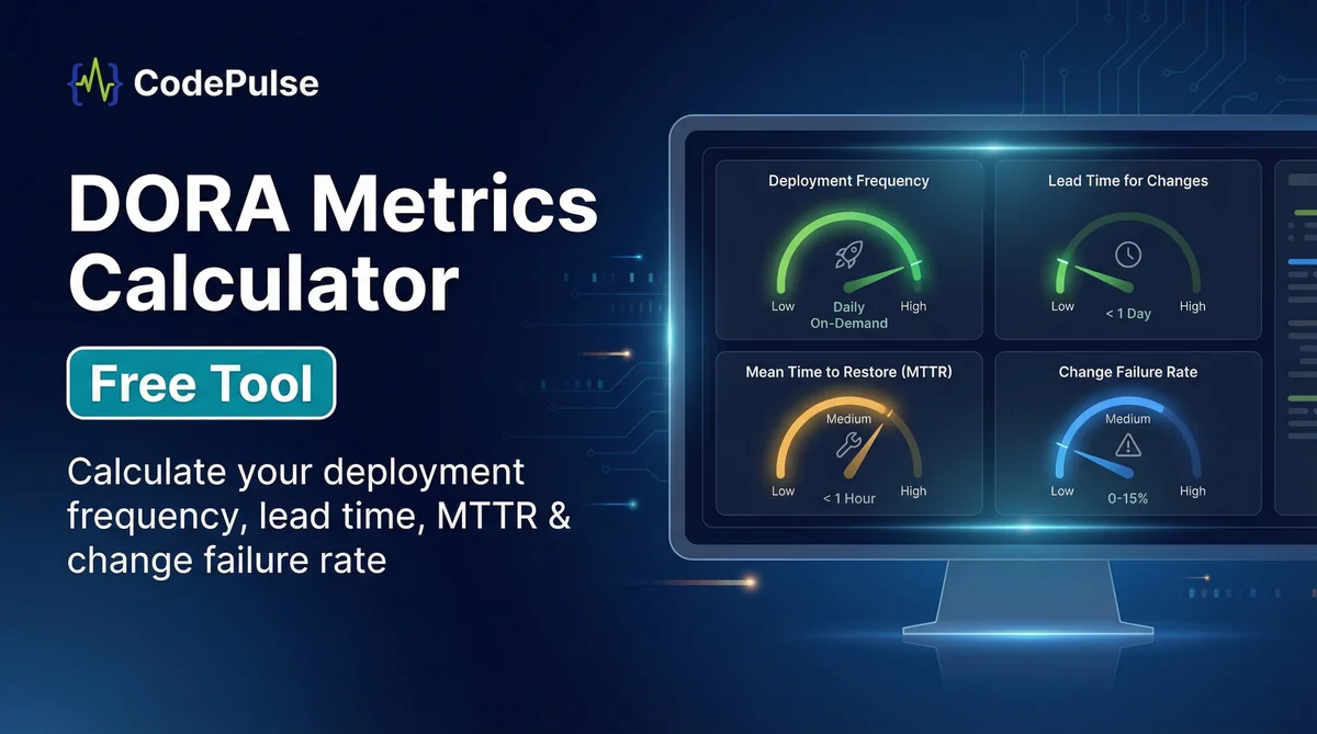 DORA Metrics Calculator - Free Tool | CodePulse