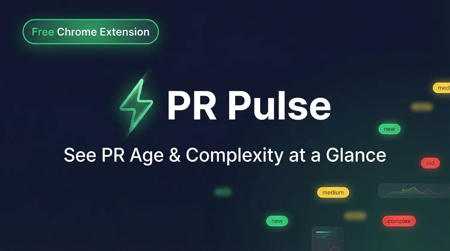 PR Pulse: GitHub PR Age & Complexity Extension - Free Tool | CodePulse